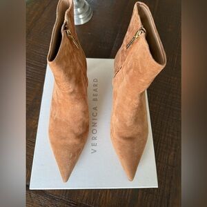Veronica Beard Suede Booties - 9